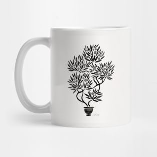 Black Bonsai Orange Mug